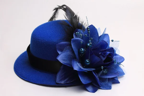 Sombrero azul — Foto de Stock