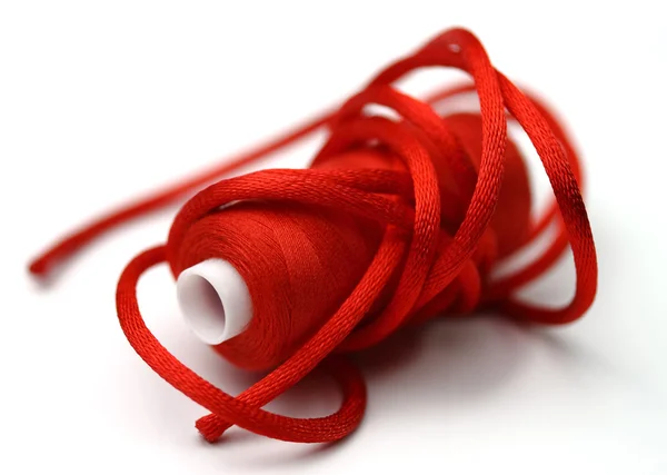 Red threads — Stock Photo, Image