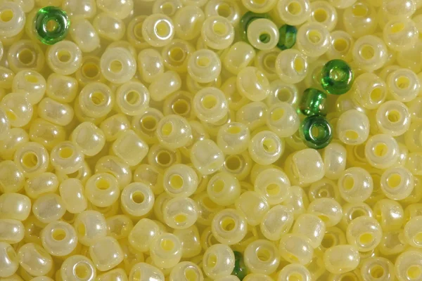 Beads dairy and yellow — Stock Photo, Image