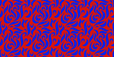 Asimetrik desenli el çizimi sanat eli. Şekillendirilmiş çiçek süsü, pürüzsüz desen. pürüzsüz eğri çizgiler - iç dekorasyon veya kumaş üzerine baskı için bir desen