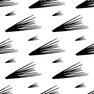 Beyaz arkaplanda demetler - kusursuz vektör arkaplanı. Kumaş üzerine yazma için soyut illüstrasyon