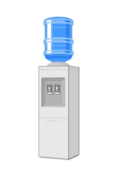 Απομόνωσε Εικονίδιο Νερού Δοχείο Για Νερό Πλαστικό Μπουκάλι Διανυσματική Απεικόνιση — Διανυσματικό Αρχείο