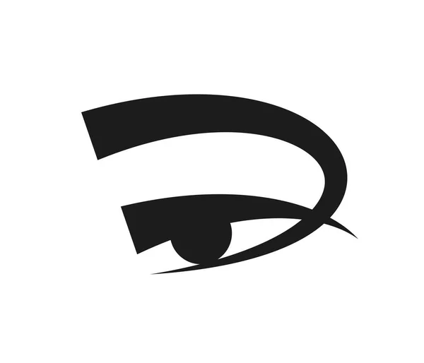 Βλεφαρίδες Φρυδιών Μάτι Στυλιζαρισμένο Λογότυπο Μακιγιάζ Για Σαλόνι Ομορφιάς Επίπεδη — Διανυσματικό Αρχείο
