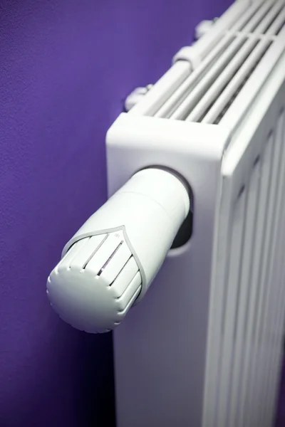 Temperature regulator, thermostatic radiator — Stock Photo, Image