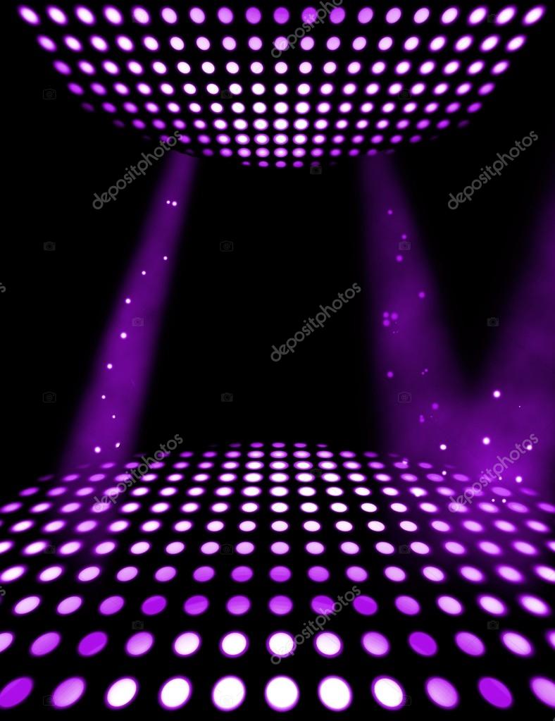 Dance floor disco poster background. Illuminated spotlights Stock Photo by  ©simpson33 19436047