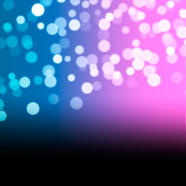 Bokeh ışıkları ve yıldızlarıyla soyut arkaplan