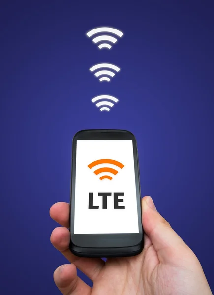 Conexión a Internet móvil de alta velocidad LTE —  Fotos de Stock