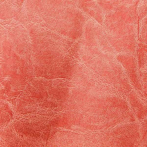 Vermelho desgastado fundo textura de couro — Fotografia de Stock