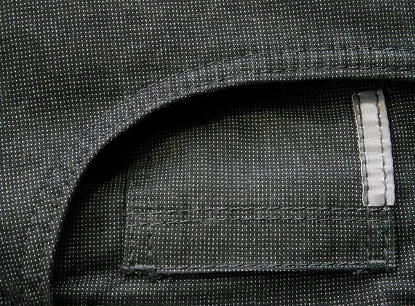 Bolso de fundo textura jeans preto — Fotografia de Stock