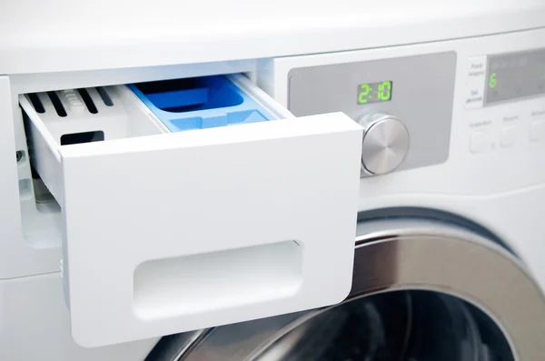 Modern washing machine drawer — Stock Photo, Image