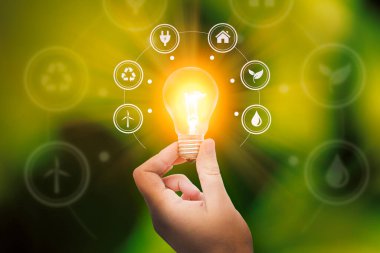 Yenilenebilir enerji kaynakları. sürdürülebilirlik, enerji verimliliği, enerji krizi kavramı