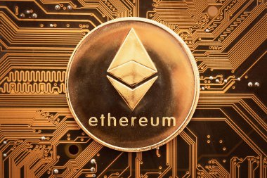 Ethereum kripto para birimi. İkinci nesil kripto para birimleri, blok zinciri teknolojisindeki dijital para birimi.