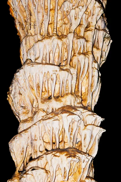 Primo piano sulla stalagmite — Foto Stock
