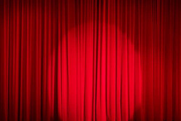 Red curtain — Stock Photo, Image