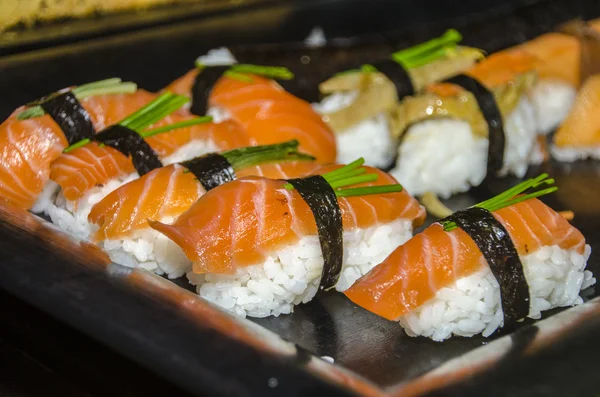 Sushi with salomon — Stock Photo, Image