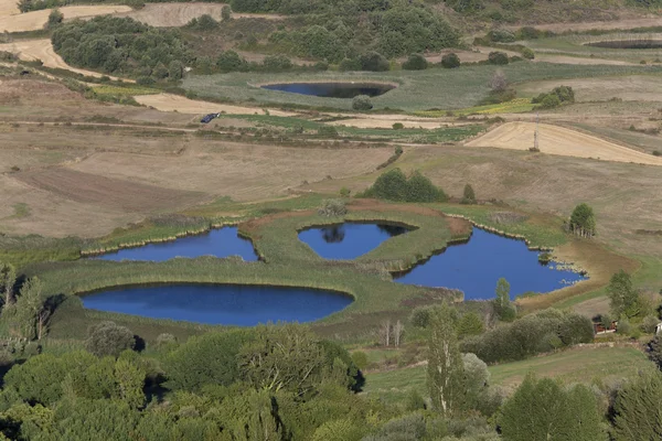 Gayangos lakes, Burgos, Castilla y Leon, Spain — Stock Photo, Image
