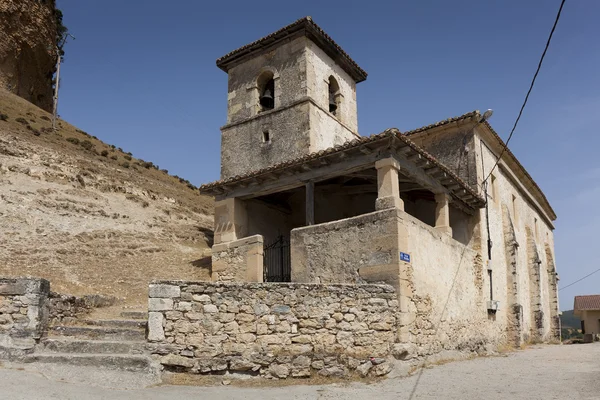 Igreja, San Pantaleon de Losa, Merindades, Burgos, Castilla y Le — Fotografia de Stock