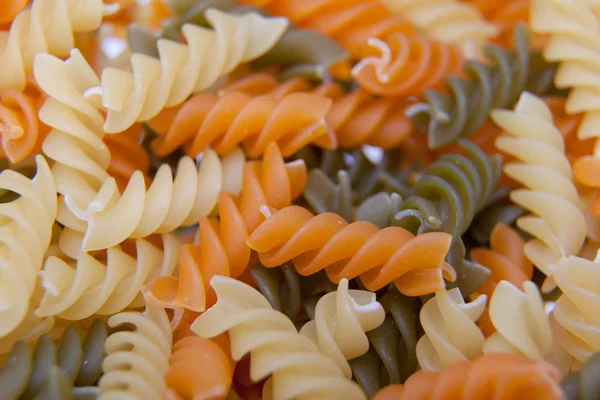 Pastas espirales italianas sin cocer — Foto de Stock
