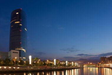 nehir nervion, abandoibarra, bilbao, bizkaia, Bask Ülkesi, sp