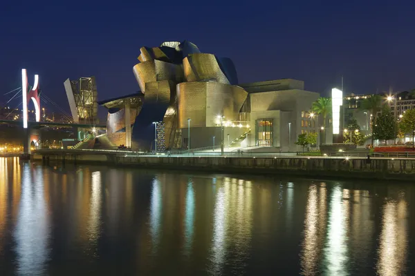 Guggenheimmuseum, Albandoibarra, bilbao, bizkaia, Baskenland — Stockfoto