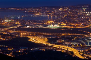 gece büyük bilbao, bizkaia, Bask Ülkesi, İspanya