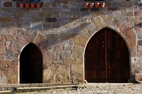 Santillana del Mar 'ın mimarisi, Cantabria, İspanya — Stok fotoğraf