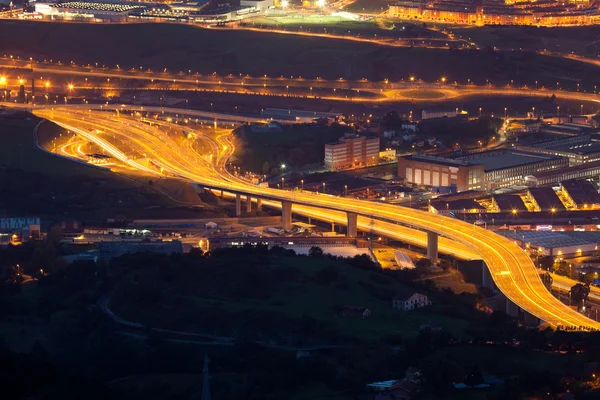 Motorway, Portugalete, Bizkaia, Basque Country, Spain — Stock Photo, Image