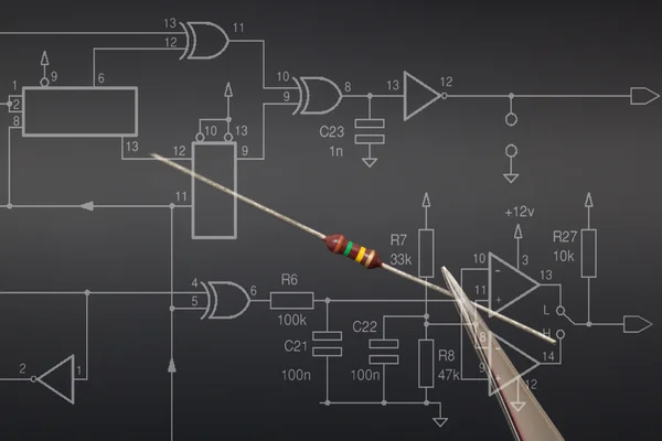 Electronic resistor — Stock Photo, Image