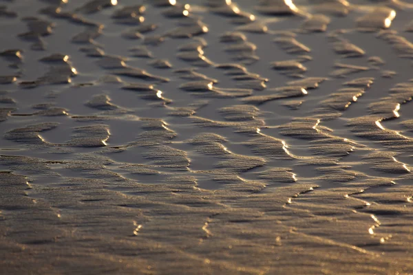 Textura na areia, praia de Valdearenas, Liencres, Cantabria, Spa — Fotografia de Stock