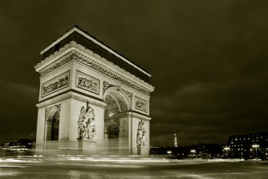Arc de triomphe, charles de gaulle square, paris, Fransa