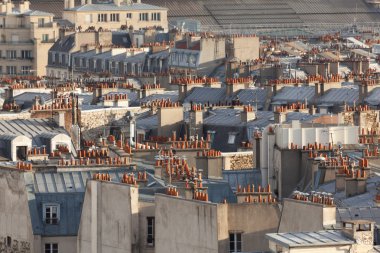 çatılar, Paris, Fransa