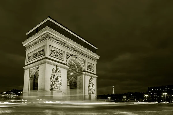 Arc de triomphe, Charles de Gaulle square, Paris, France — Stock Photo, Image