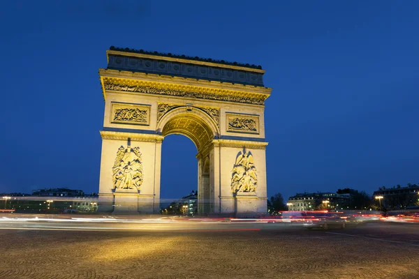 Arc de triomphe, Charles de Gaulle square, Paris, Ile de France, — Stock Photo, Image