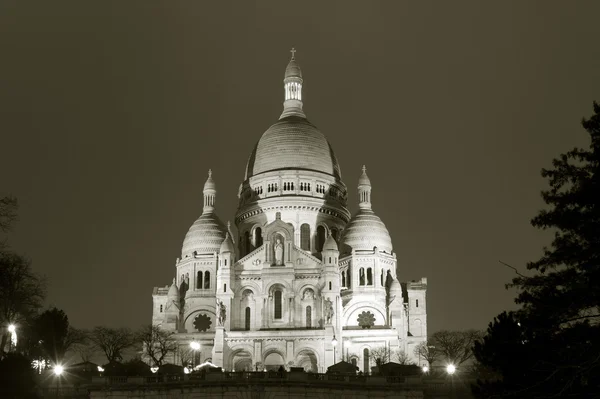 Sacre Coeur, Montmartre, Paris, Ile de France, France — Stock Photo, Image