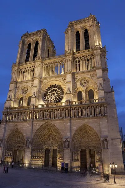 Μητρόπολη Notre Dame, Παρίσι, Ile de France, Γαλλία — Φωτογραφία Αρχείου