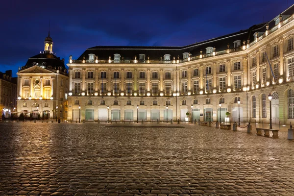 Praça do bourse, Bordéus, Gironda, Aquitânia, França — Fotografia de Stock