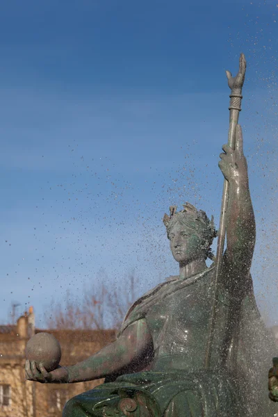 Monument aux girondins, gironde, aquitaine, bordeaux, Frankrike — Stockfoto