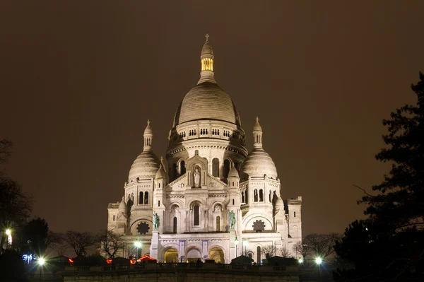 Sacre Coeur, Montmartre, Paris, Ile de France, France — Stock Photo, Image