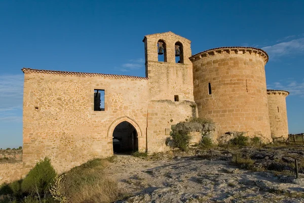 Ermita de San Frutos, Hoces del Duraton, Segovia, Castilla y — Foto de Stock