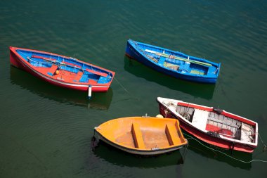 Boats in Santurtzi, Bizkaia, Basque Country, Spain clipart
