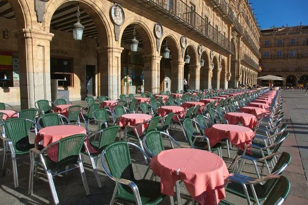 Mayor square, Salamanca, Castilla y Leon, Spain — Stock Photo, Image