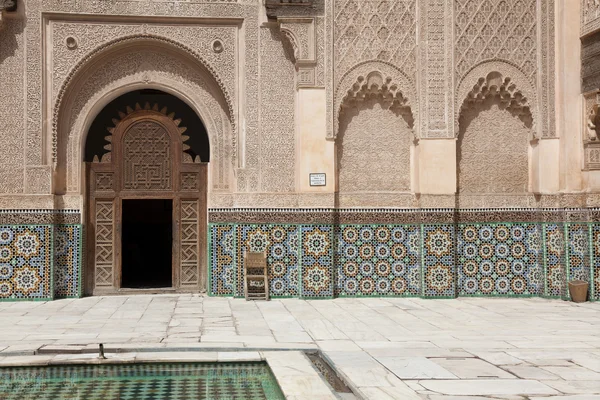 Medersa ben yousef, marrakech, Marokko — Stockfoto