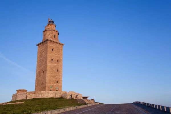 Wieża Herkulesa, La Coruna, Galicja, Hiszpania — Zdjęcie stockowe