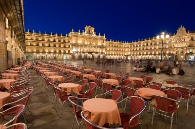 Mayor square, Salamanca, Castilla y Leon, Spain clipart