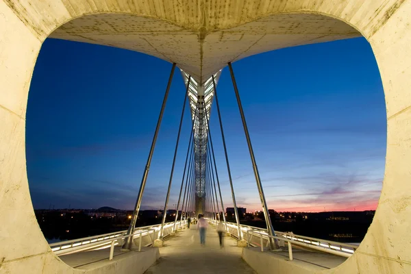 Híd a Lusitania, Merida, Badajoz, Extremadura, Spanyolország — Stock Fotó