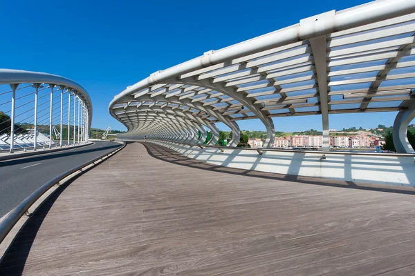 Interjúiból híd, Bizkaia, Baszkföld, Barakaldo, Spanyolország — Stock Fotó