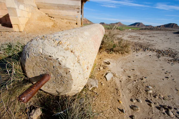 Bardenas reales, Nawarra, Hiszpania — Zdjęcie stockowe