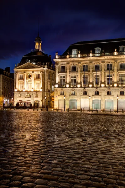 Kwadraat van de bourse, bordeaux, gironde, aquitaine, Frankrijk — Stockfoto