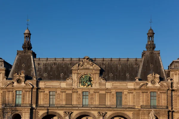 Muzeum Louvre, Paříž, Ile de France, Francie — Stock fotografie