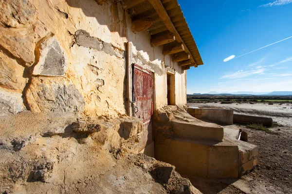 Bardenas reales, Nawarra, Hiszpania — Zdjęcie stockowe